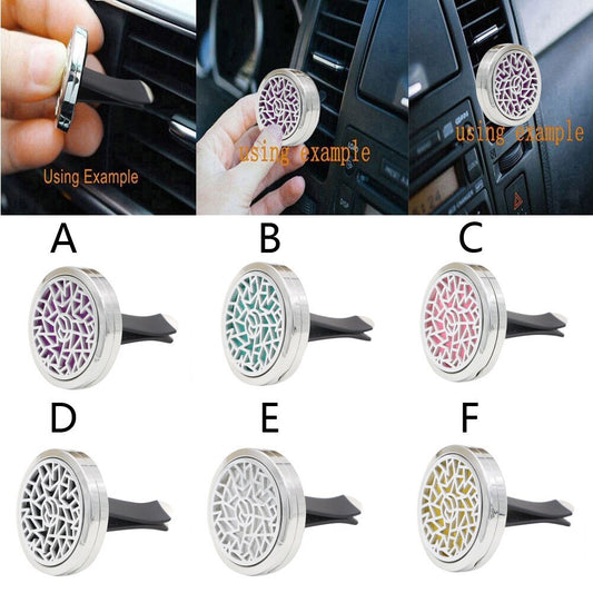 Stainless Car Air Auto Vent Freshener Essential